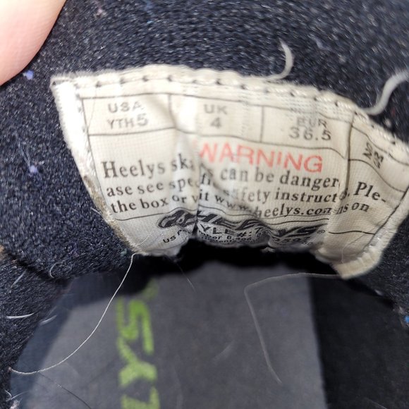 Heely's Grey & Yellow Running Shoes Boys 5 - Picture 5 of 6